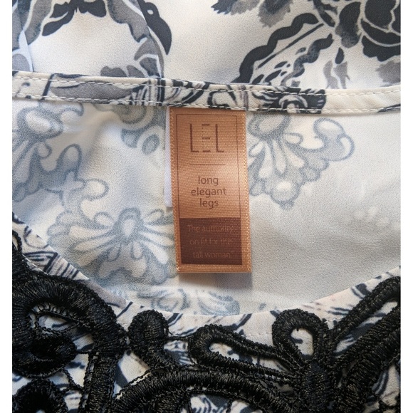 LEL Long Elegant Legs Women's Tunic Size M - Picture 3 of 4